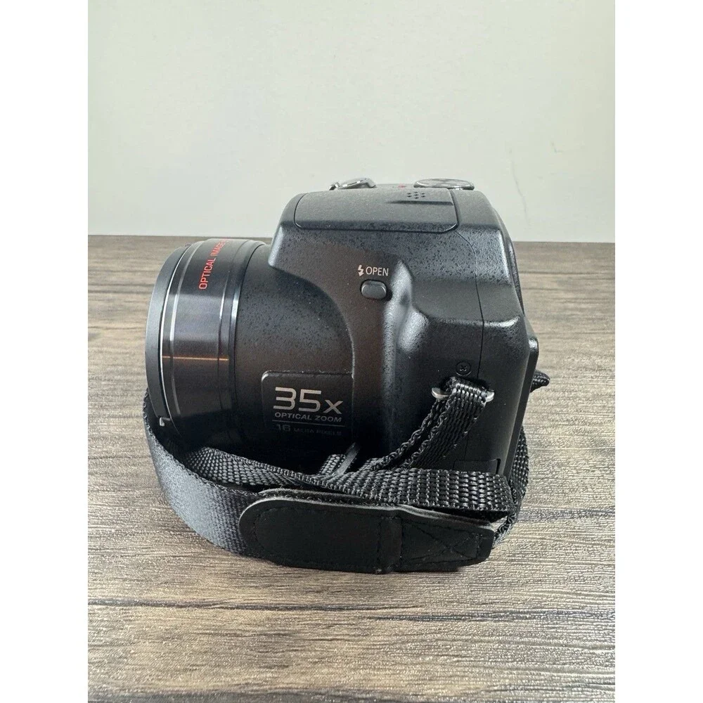 Panasonic Lumix DMC-LZ30 16.1MP Digital Camera 35x Optical Zoom TESTED W/Case